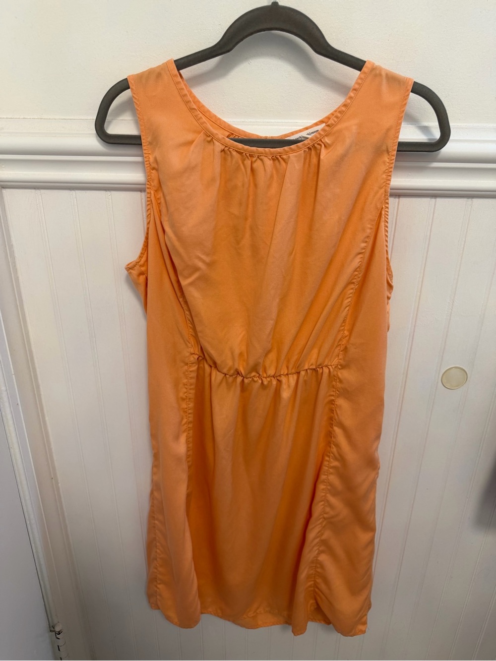 beachlunchlounge Orange Sleeveless Midi Dress
